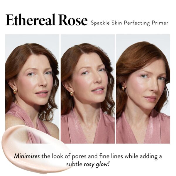 LAURA GELLER NEW YORK Spackle Primer - Ethereal Rose Glow - Super-Size 2 Fl Oz - Hyaluronic Acid Makeup Primer for Mature Skin - Image 5