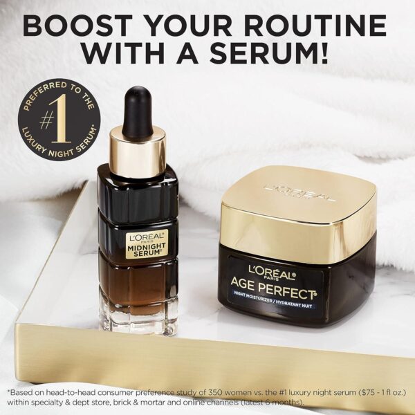 L'Oreal Paris Age Perfect Cell Renewal Anti-Aging, Anti-Wrinkle Night Moisturizer with Antioxidants 1.7 oz - Image 6