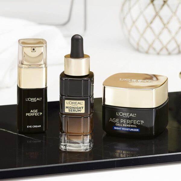 L'Oreal Paris Age Perfect Cell Renewal Anti-Aging, Anti-Wrinkle Night Moisturizer with Antioxidants 1.7 oz - Image 9
