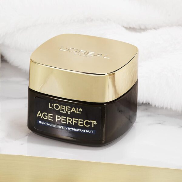L'Oreal Paris Age Perfect Cell Renewal Anti-Aging, Anti-Wrinkle Night Moisturizer with Antioxidants 1.7 oz - Image 10