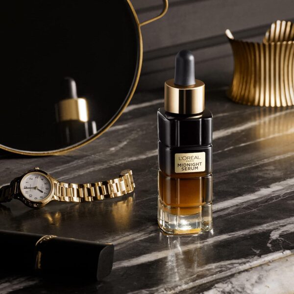 L'Oreal Paris Age Perfect Anti-Aging Midnight Face Serum, Reduce Wrinkles 1oz + Eye Cream Sample - Image 11