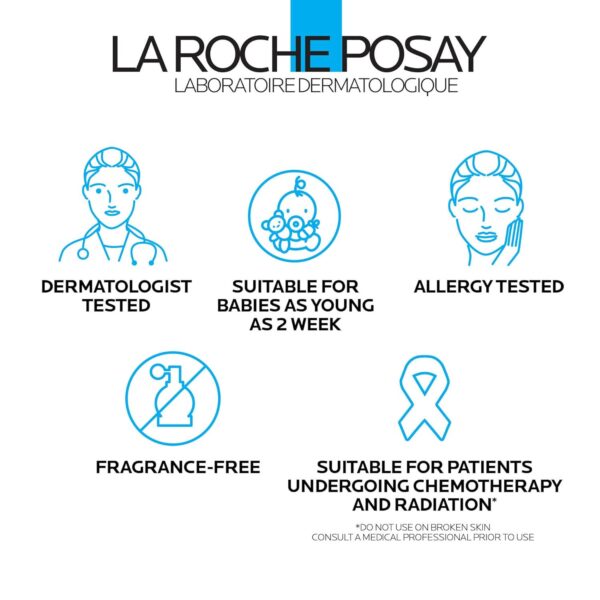 La Roche-Posay Cicaplast Balm B5, Healing Ointment and Soothing Therapeutic Multi Purpose Cream for Dry and Irritated Skin, Body and Hand Balm, Baby Safe, Fragrance Free - Image 6