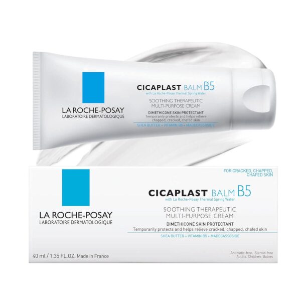 La Roche-Posay Cicaplast Balm B5, Healing Ointment and Soothing Therapeutic Multi Purpose Cream for Dry and Irritated Skin, Body and Hand Balm, Baby Safe, Fragrance Free