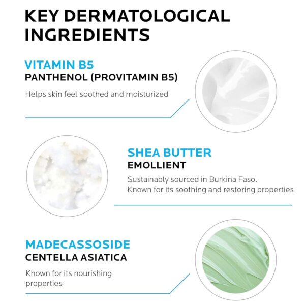 La Roche-Posay Cicaplast Balm B5, Healing Ointment and Soothing Therapeutic Multi Purpose Cream for Dry and Irritated Skin, Body and Hand Balm, Baby Safe, Fragrance Free - Image 4