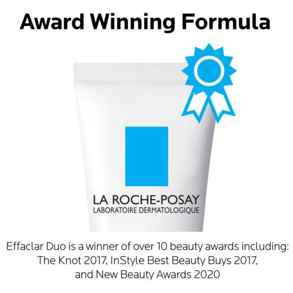 La Roche-Posay Effaclar Duo Dual Action Acne Spot Treatment Cream with Benzoyl Peroxide Acne Treatment for Acne and Blackheads, Lightweight Sheerness, Safe For Sensitive Skin - Image 8