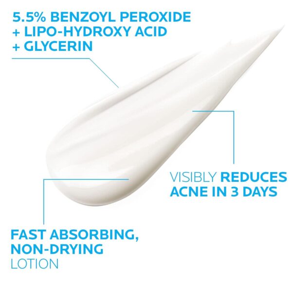 La Roche-Posay Effaclar Duo Dual Action Acne Spot Treatment Cream with Benzoyl Peroxide Acne Treatment for Acne and Blackheads, Lightweight Sheerness, Safe For Sensitive Skin - Image 4