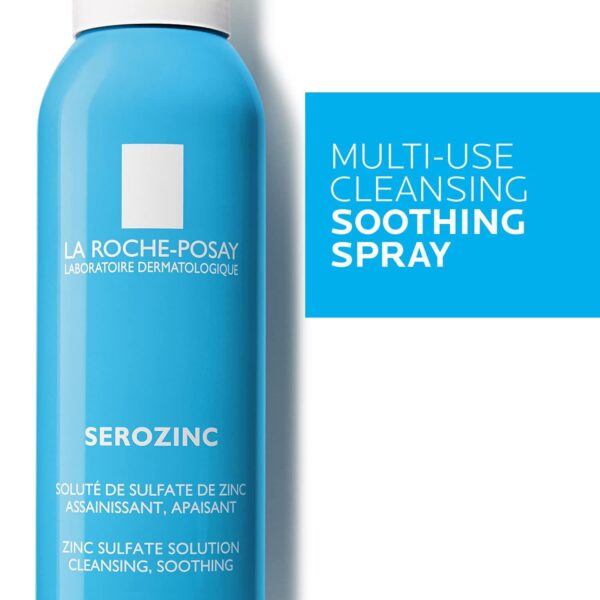 La Roche-Posay Serozinc Face Toner for Oily Skin with Zinc, Mattifying Face Spray and Acne/Prone Skin Toner to Reduce Shine for Oil Control, Alcohol Free Face Mist , 5 Fl Oz (Pack of 1) - Image 2