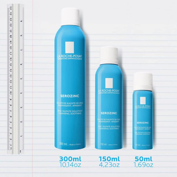 La Roche-Posay Serozinc Face Toner for Oily Skin with Zinc, Mattifying Face Spray and Acne/Prone Skin Toner to Reduce Shine for Oil Control, Alcohol Free Face Mist , 5 Fl Oz (Pack of 1) - Image 8