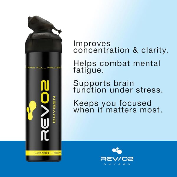 Lemon 98% Oxygen Can - Recovery and Immunity - Zero Leak Mouth Piece, Rotating Trigger Lock - Combat Post-Workout Exhaustion and Boost Immune System and Respiratory Health - Image 8
