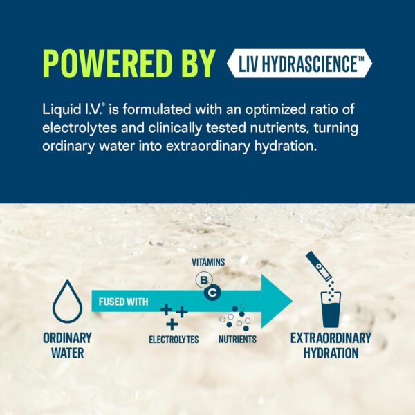Liquid I.V. Hydration Multiplier - Lemon Lime | Electrolyte Powder Drink Mix | 1 Pack (16 Servings) - Image 7