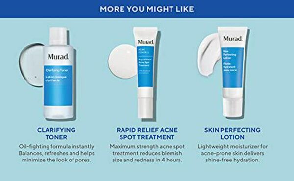 Murad Clarifying Cleanser - Acne Control Salicylic Acid and Green Tea Extract Face Wash - Exfoliating Acne Skin Care Treatment Backed by Science - Image 7