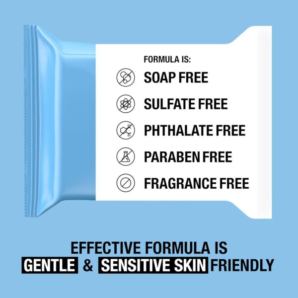 Neutrogena Fragrance-Free Makeup Remover Wipes, Daily Facial Cleanser Towelettes, Gently Removes Oil and Makeup, Alcohol-Free Makeup Wipes, 25 ct - Image 6