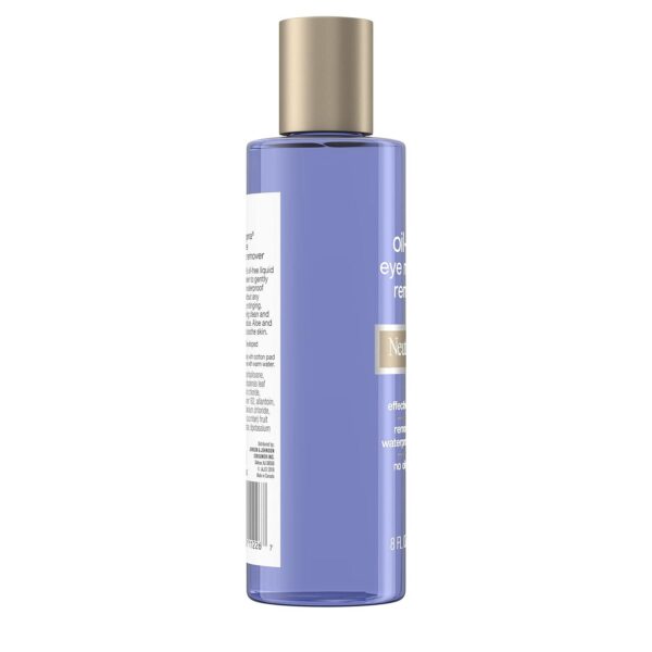 Neutrogena Gentle Oil-Free Eye Makeup Remover and Cleanser for Sensitive Eyes, Non-Greasy Makeup Remover, Waterproof Mascara Remover, Dermatologist and Ophthalmologist Tested, 8 fl. oz - Image 5