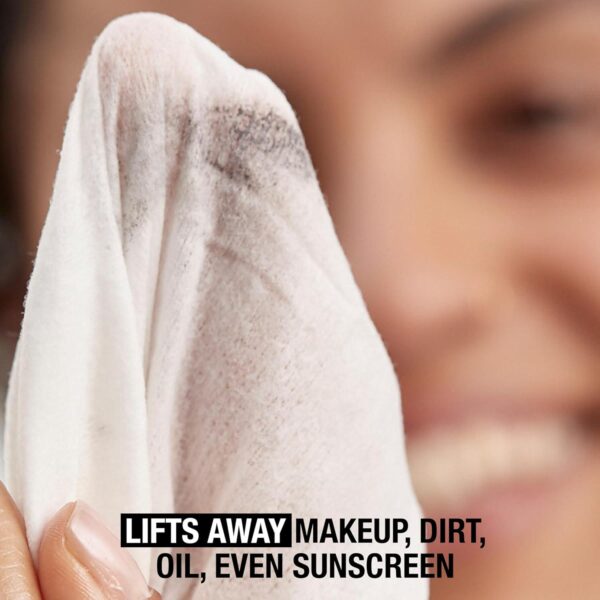 Neutrogena Makeup Remover Wipes, Individually Wrapped Daily Face Wipes for Waterproof Makeup, Travel and On-the-Go Singles, 20 Count - Image 3