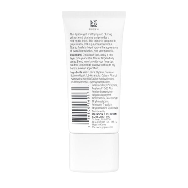 Neutrogena Mattifying Primer with Shine Control, Lightweight Pore Blurring Face Primer Blurs the Look of Pores and Helps Reduce Shine, Matte Primer with Niacinamide, 1 oz - Image 9
