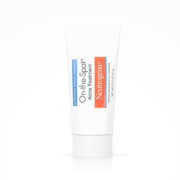 Neutrogena On-The-Spot Acne Treatment Gel with Benzoyl Peroxide - Gentle Face Acne Medicine for Acne Prone Skin, 0.75 oz - Image 4