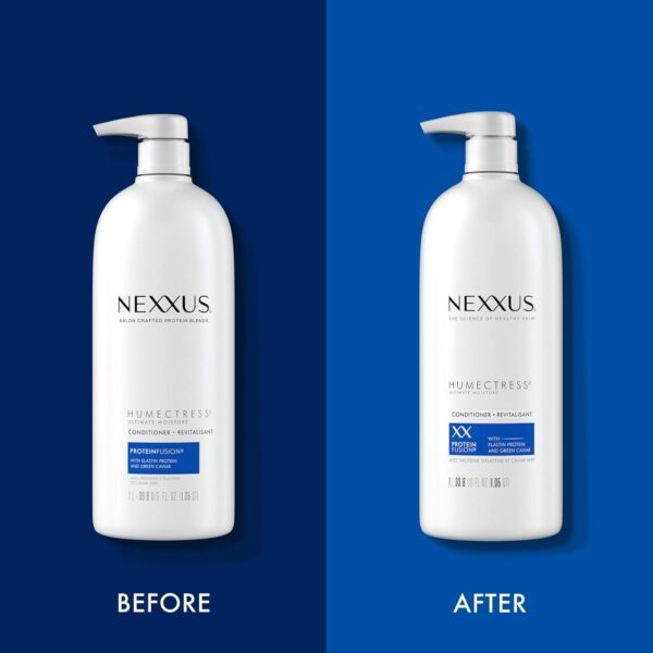 Nexxus Humectress Moisturizing Conditioner Ultimate Moisture for Dry Hair Moisturizing ProteinFusion with Elastin Protein and Green Caviar 33.8 oz - Image 5