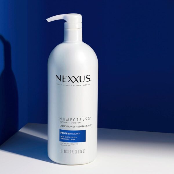 Nexxus Humectress Moisturizing Conditioner Ultimate Moisture for Dry Hair Moisturizing ProteinFusion with Elastin Protein and Green Caviar 33.8 oz - Image 9