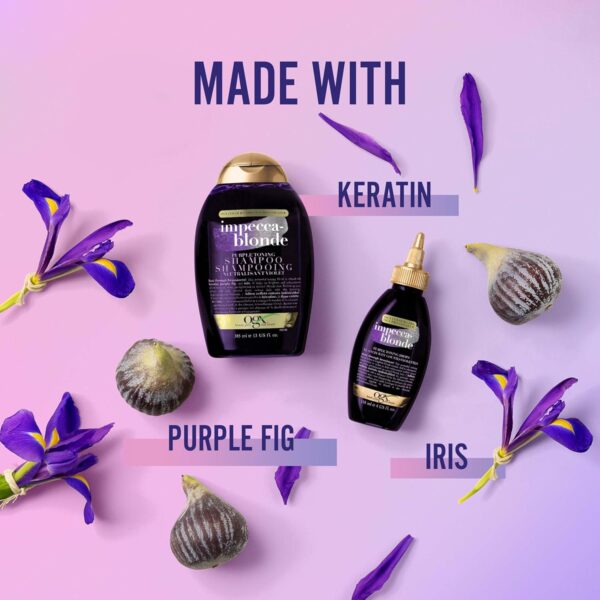 OGX Impecca-Blonde Purple Toning Drops for Blonde Enhance, 4 fl oz - Image 6