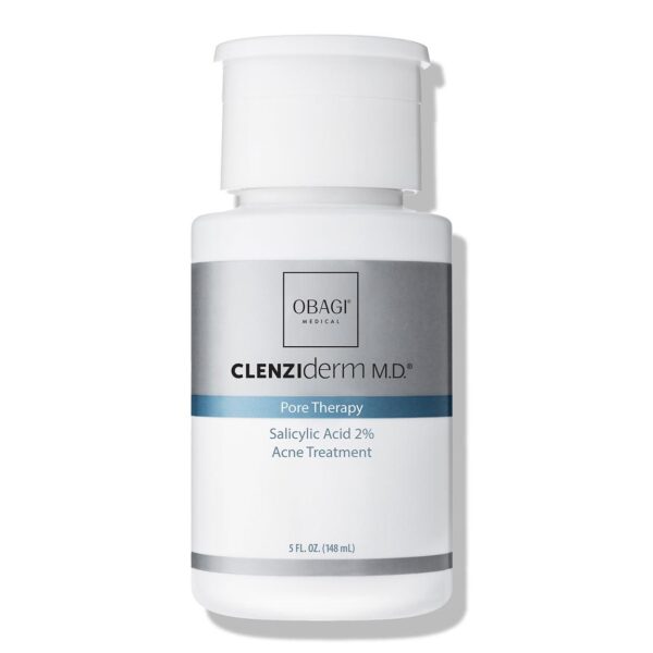 Obagi CLENZIderm M.D. Pore Therapy Exfoliating BHA Toner - Unclogs Pores with 2% Salicylic Acid Acne Treatment 5 oz