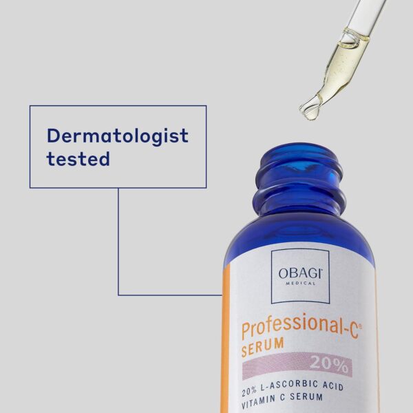 Obagi Professional-C 20% Vitamin C Serum Helps Brighten Skin Tone and Minimize the Appearance of Fine Lines and Wrinkles 0.42 oz - Image 6