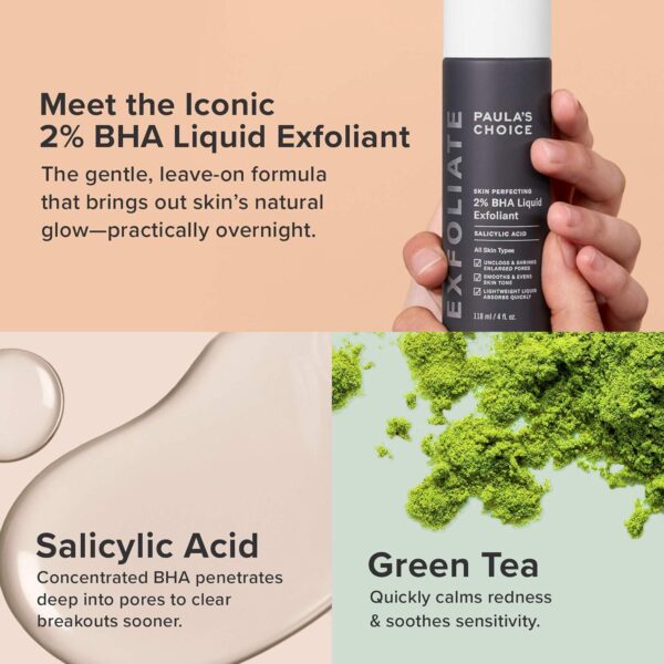 Paula's Choice SKIN PERFECTING 8% AHA Gel Exfoliant and 2% BHA Liquid Duo - Facial Exfoliants for Blackheads, Enlarged Pores, Wrinkles, and Fine Lines w/Glycolic and Salicylic Acid - Image 3
