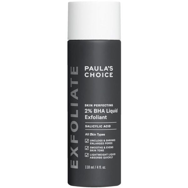 Paula's Choice SKIN PERFECTING 2% BHA Liquid Salicylic Acid Exfoliant-Facial Exfoliant for Blackheads, Enlarged Pores, Wrinkles and Fine Lines