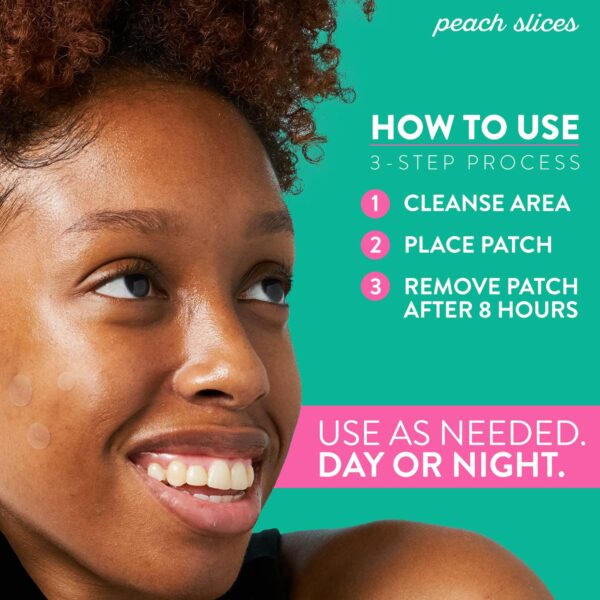 Peach Slices | Deep Blemish Microdarts | Acne Patch | Early Stage and Deep Pimples | Fast-Acting | Salicylic Acid | Tea Tree Oil | Niacinamide | Cica | Hyaluronic Acid | Spot Treatment | 9 Patches - Image 5