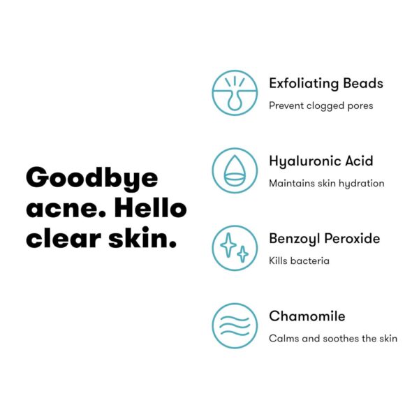 Proactiv - Benzoyl Peroxide Face Wash and Acne Treatment - Daily Facial Cleanser and Hyularonic Acid Moisturizer with Exfoliating Beads - 60 Day Supply, 4 Oz - Image 5