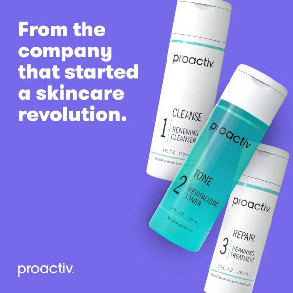 Proactiv - Benzoyl Peroxide Face Wash and Acne Treatment - Daily Facial Cleanser and Hyularonic Acid Moisturizer with Exfoliating Beads - 60 Day Supply, 4 Oz - Image 8