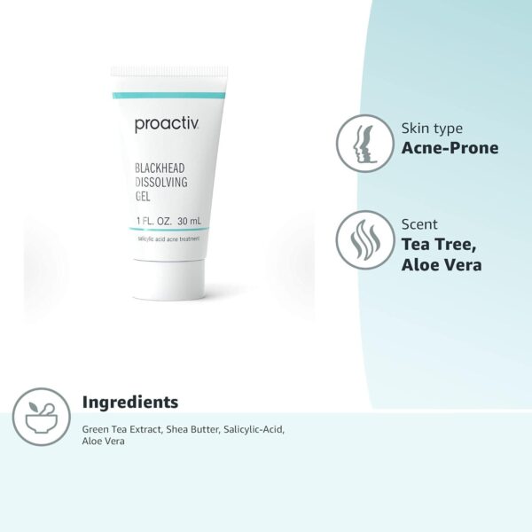 Proactiv Blackhead Dissolving Acne Gel Salicyclic Acid Spot Treatment For Face Unclog Pores and Reduce Blemishes, Tea Tree, 1 Fl Oz - Image 7