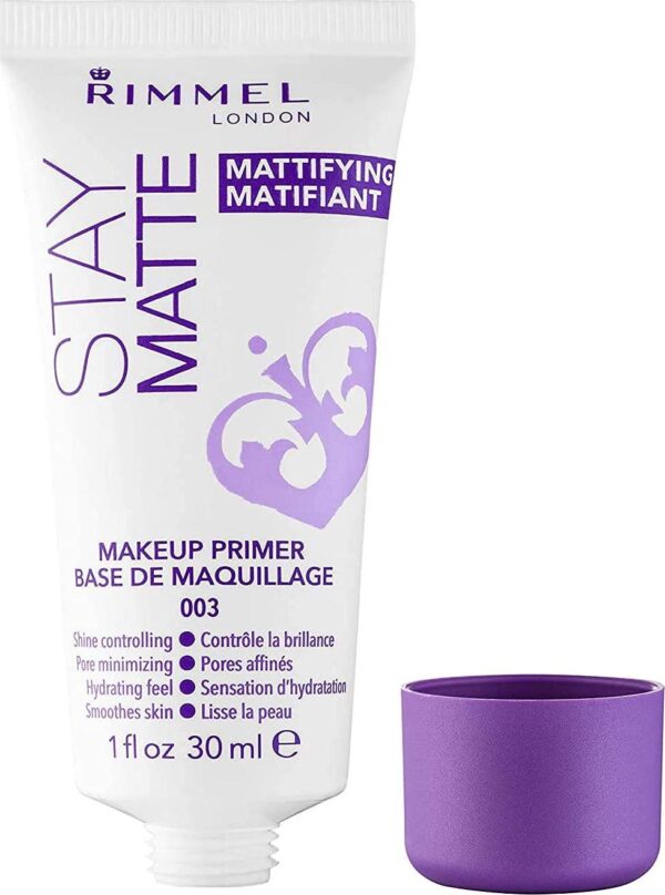 Rimmel London Stay Matte - 003 - Primer, Ultra-Lightweight, Controls Shine, Doesn t Feel Greasy, 1oz - Image 2
