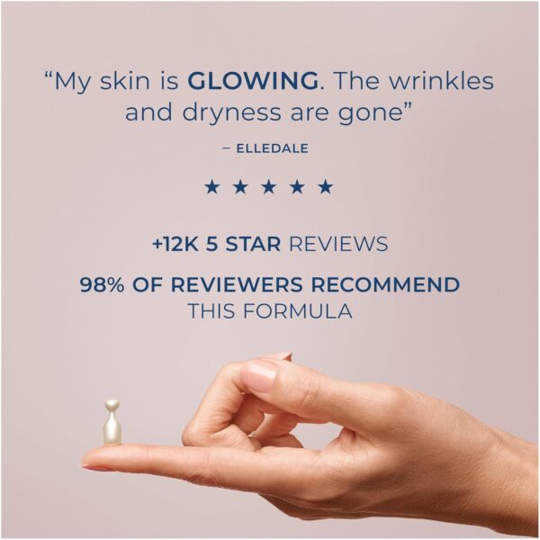 RoC Retinol Correxion Anti-Aging Wrinkle Night Serum, Daily Line Smoothing Skin Care, Fine Line and Post-Acne Scars Treatment, Stocking Stuffers for Men and Women, 30 Capsules, Unscented, 0.35 Fl Oz - Image 6