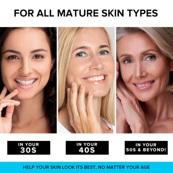 SimplyVital Collagen, Retinol and Hyaluronic Acid Cream - Anti-Aging Face Moisturizer for Face, Neck and Décolleté - Made in USA, Daily Moisturizer Face Cream - 1.7 fl.oz. - Image 2