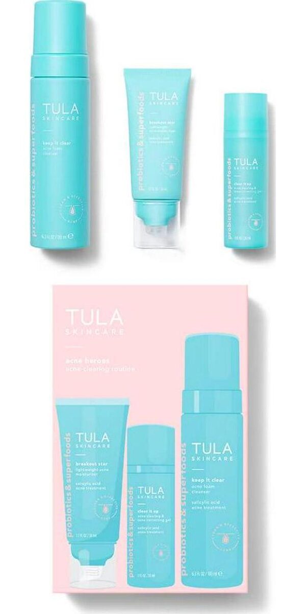 TULA Skin Care Acne Heroes Level 3 Acne Clearing Routine - An Effective, Gentle, and Complete Acne-Clearing Routine for Mild to Severe Breakouts, 3-Piece Kit - Image 4