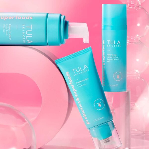 TULA Skin Care Acne Heroes Level 3 Acne Clearing Routine - An Effective, Gentle, and Complete Acne-Clearing Routine for Mild to Severe Breakouts, 3-Piece Kit - Image 3