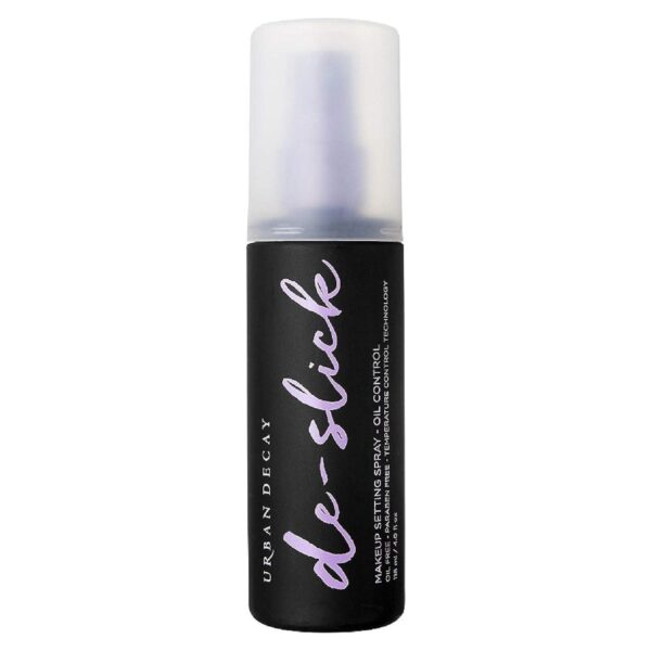 Urban Decay De-Slick Mattifying Makeup Setting Spray for Face, Waterproof, Smudge-proof, Oil and Shine Control, for Oily Combination Skin, Oil-free, Vegan, Cruelty-free