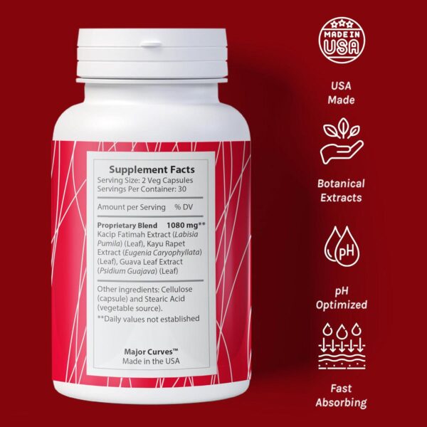 Vaginal Tightening Pills - Tight Vigina Pills with Kacip Fatimah and Kayu Rapet Extracts - Easy to Swallow Capsules - Image 8