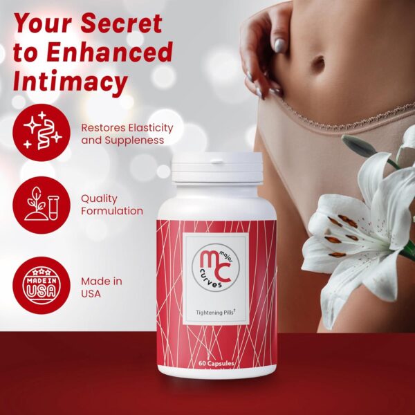 Vaginal Tightening Pills - Tight Vigina Pills with Kacip Fatimah and Kayu Rapet Extracts - Easy to Swallow Capsules - Image 4