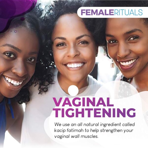 Yoni Balance Vaginal Tightening Pills 30 Pack - Vaginal Rejuvenation and Vagina Moisturizer for Dryness - Vaginal Tightener with Kacip Fatimah - No Tightening Gel or Cream Needed - Image 3