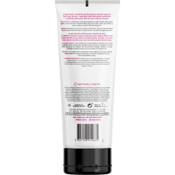 b.tan Self Tan Remover and Body Wash | Erase Tan Repeat - 2-in-1 Exfoliator Scrub and Body Wash, Sunless Tan Eraser, 8 Fl Oz - Image 2