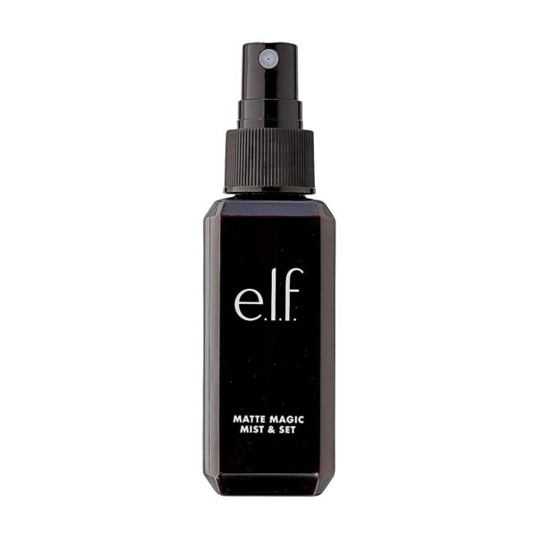e.l.f. Matte Magic Mist and Set - Small, Lightweight, Long Lasting, Mattifying, Revitalizes, Controls Shine, Refreshes, Hydrates, All-Day Wear, 2.0 Fl Oz